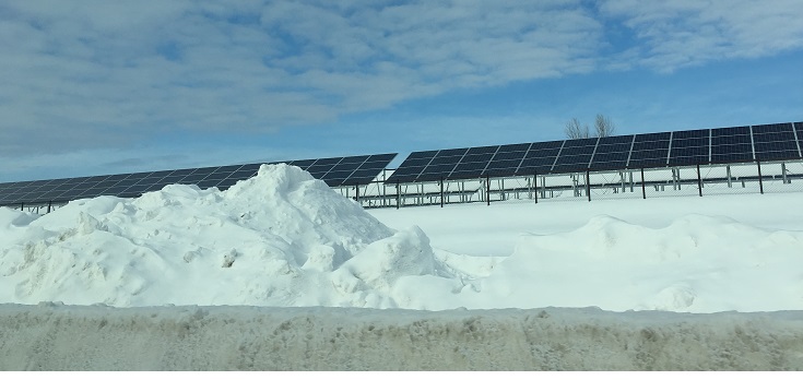 solar joke on Hokkaido